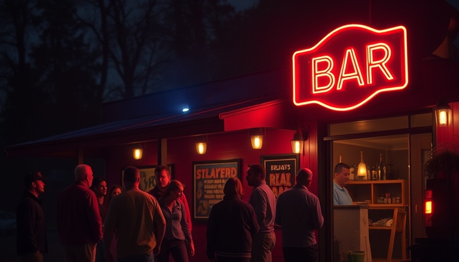 Liberty County Bar Shooting scene, emergency response outside bar