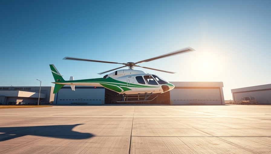 Texas Game Warden air rescue team helicopter mid-hover at base.