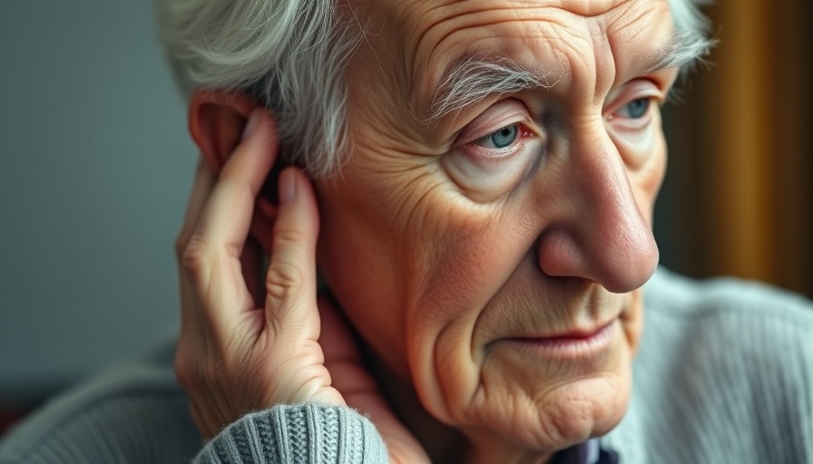 Prevent and treat age-related hearing loss with elderly person listening attentively.