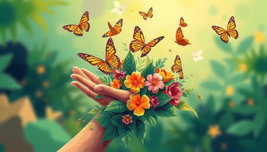 Austin Welcoming Week 2025 promotional graphic with butterflies.