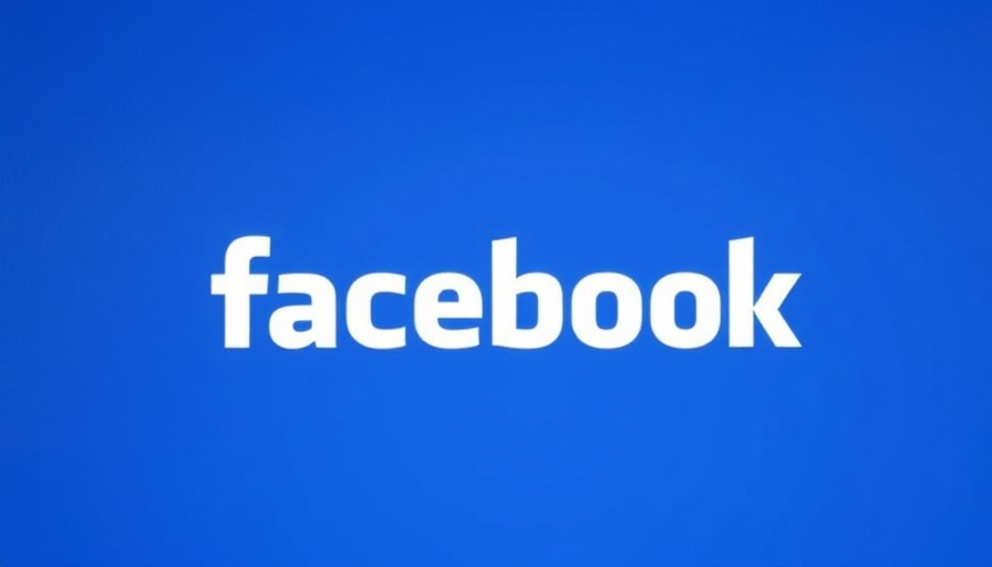 Simple Facebook logo on plain background