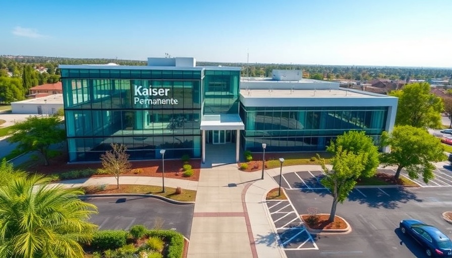 Kaiser Permanente expansion into Nevada building exterior on sunny day