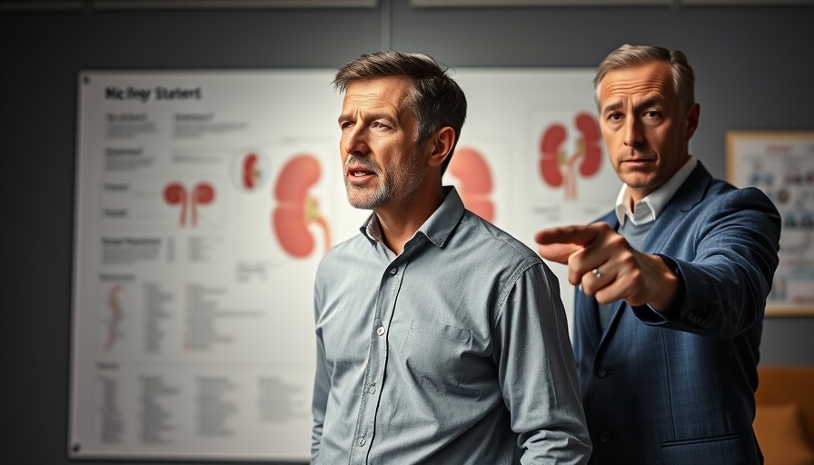 Illustration showing how to never get a kidney stone with expert guidance.