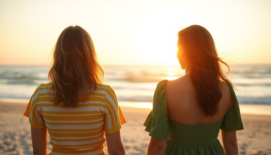 Two friends at sunset, symbolizing the best friend myth.