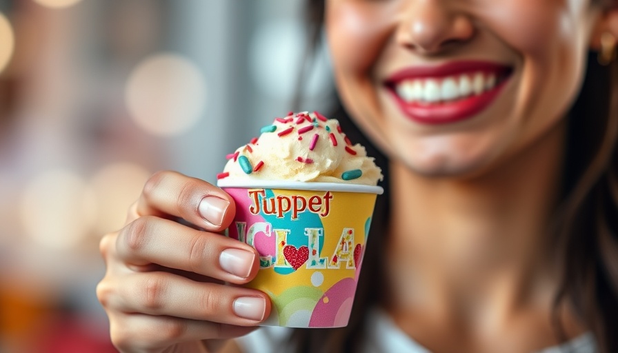 Austin Food News: Colorful ice cream cup with sprinkles.