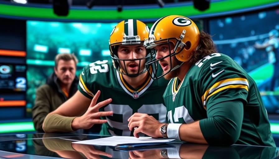 NFL news Green Bay Packers discussion with analyst on TV.