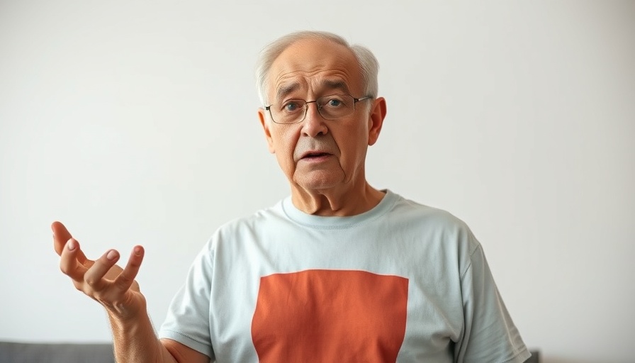 Concerned man wearing a provocative shirt, Charlie Kirk assassination news context.