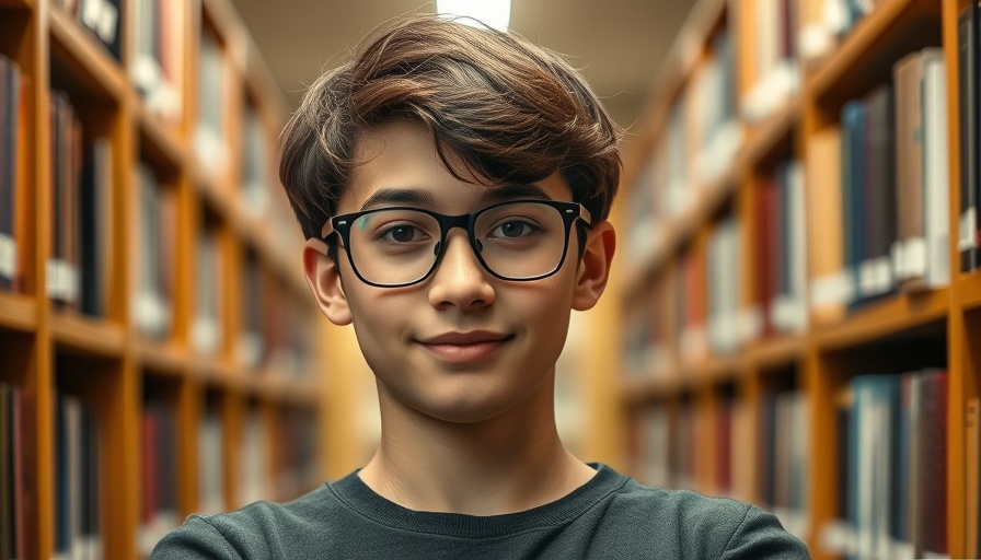 Time's Kid of the Year cover featuring confident young person in library.