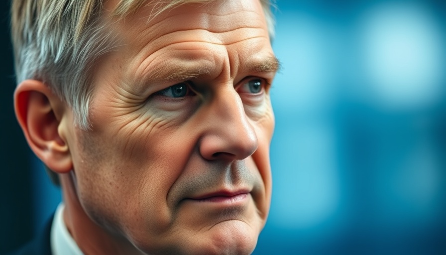 Middle-aged man in a dark suit with short hair, thoughtful expression.