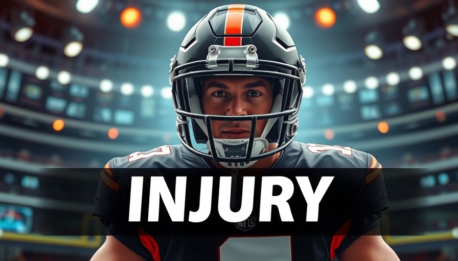 NFL injury report: football player analysis on surgery.