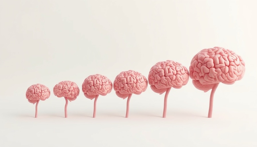 Conceptual brain growth illustration highlighting healthy lifestyle for brain health.