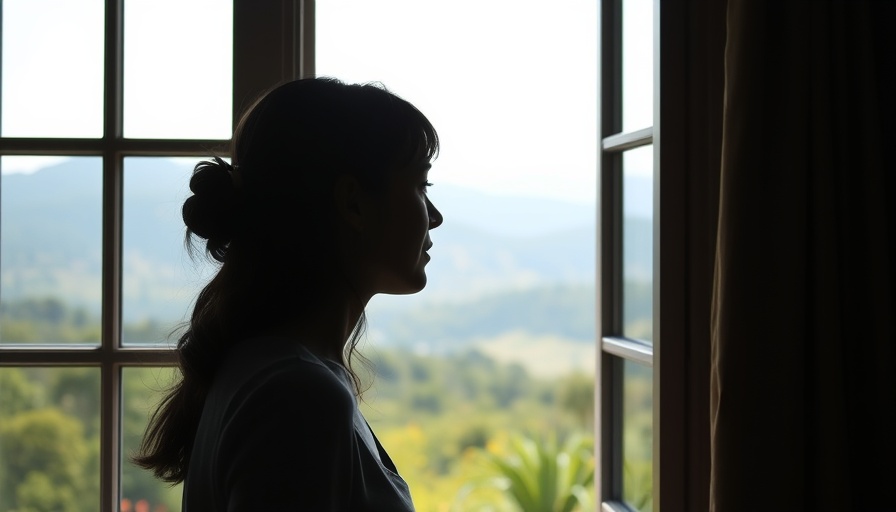 Silhouette woman opens window to improve indoor air quality health.