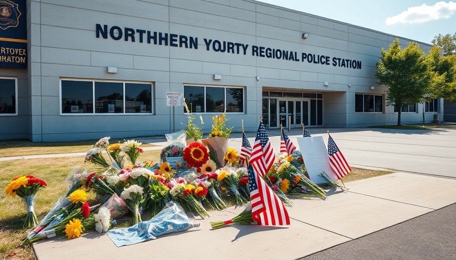 Memorial for police officers shot in York County at local station