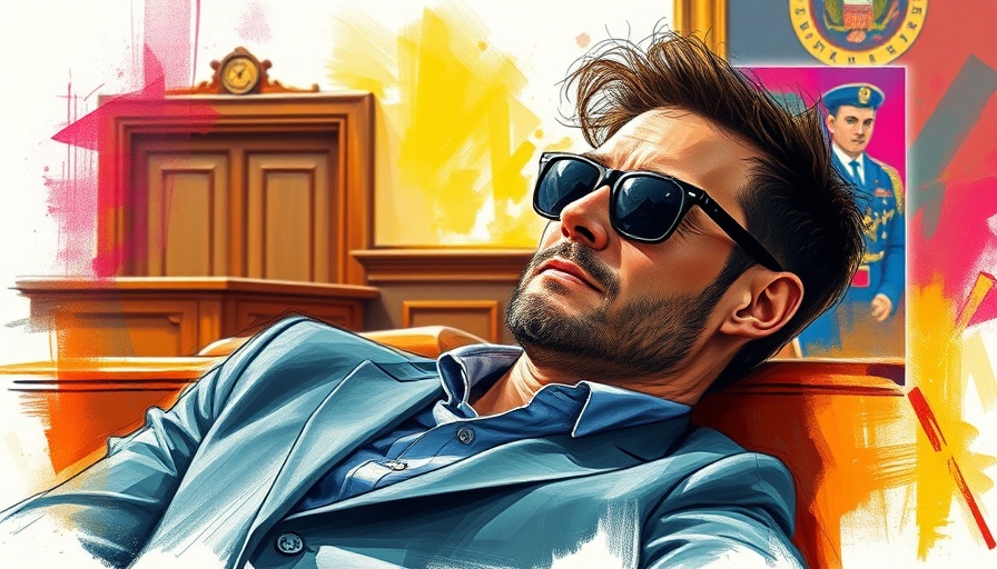 Diddy release on time served - Artistic courtroom scene with inset photo.
