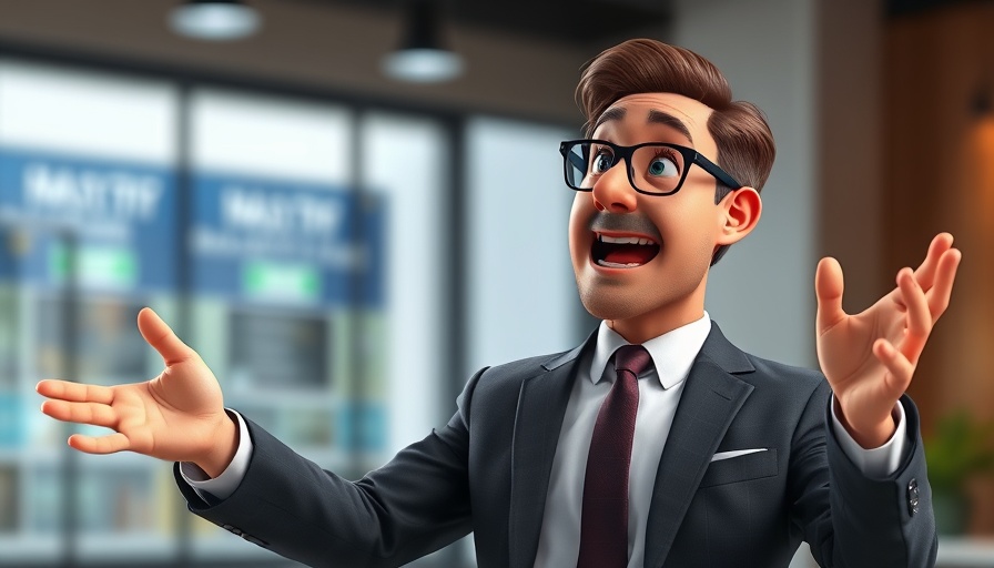 Middle-aged man in a suit discussing NFL news energetically in a studio.