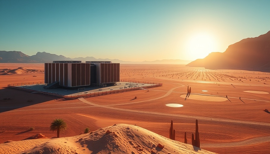 West Texas AI data centers powered by natural gas in a desert landscape.
