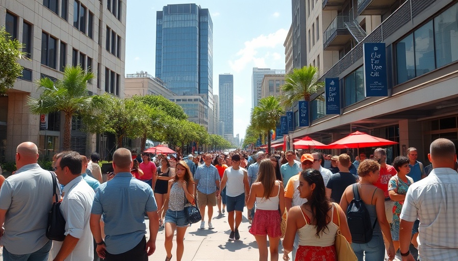 Bleisure travel in Houston, people enjoying a sunny day