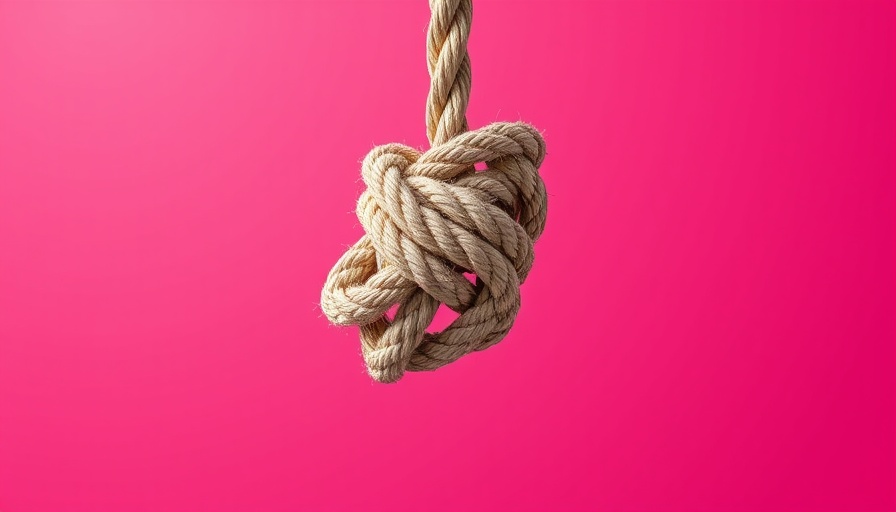 Knotted rope illustrating managing uncertainty strategies.