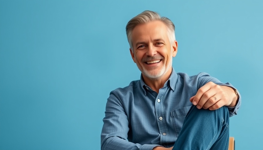 Confident man discussing agriculture technology innovation