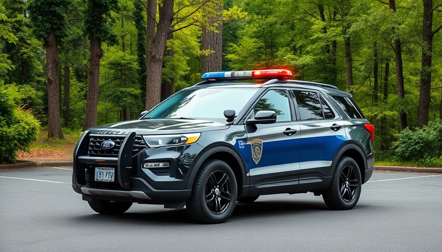 Police SUV in Memorial Park related to car break-ins.