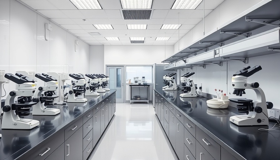Challenges in the Dallas life sciences industry illustrated by modern lab equipment.