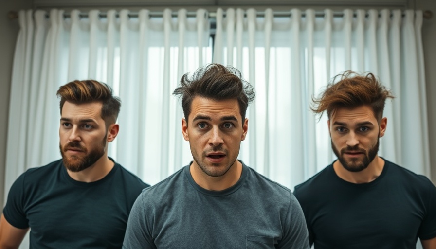 Steps on how to reverse hair loss depicted with men, before and after transformation.