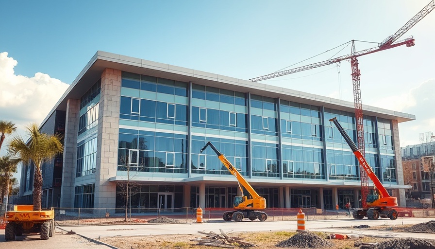 Plano ISD campus redevelopment showing modern construction.
