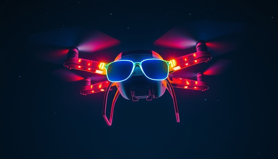 Drone display of sunglasses and hat in night sky for Coach Prime college football news.