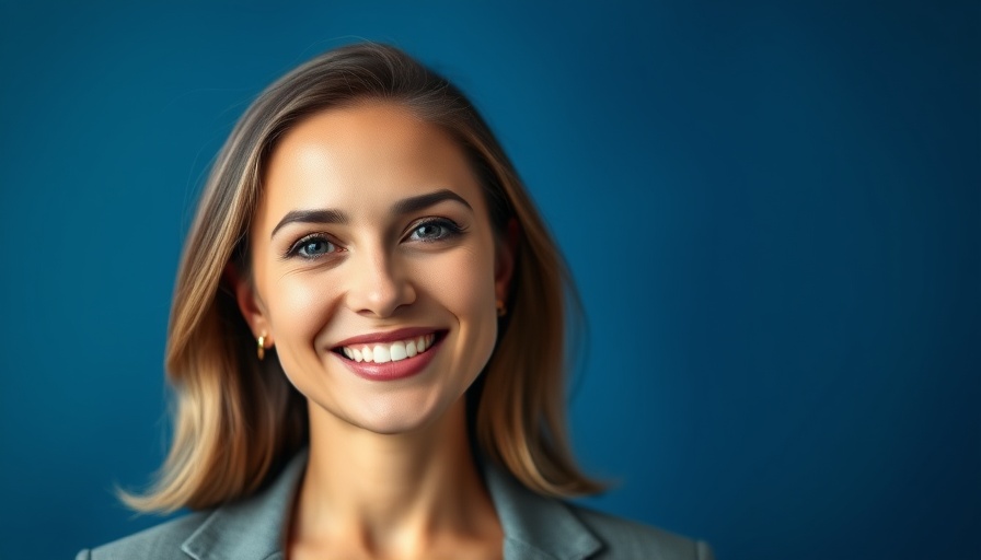 Smiling woman in professional setting, Kendall Cantele Austin real estate.