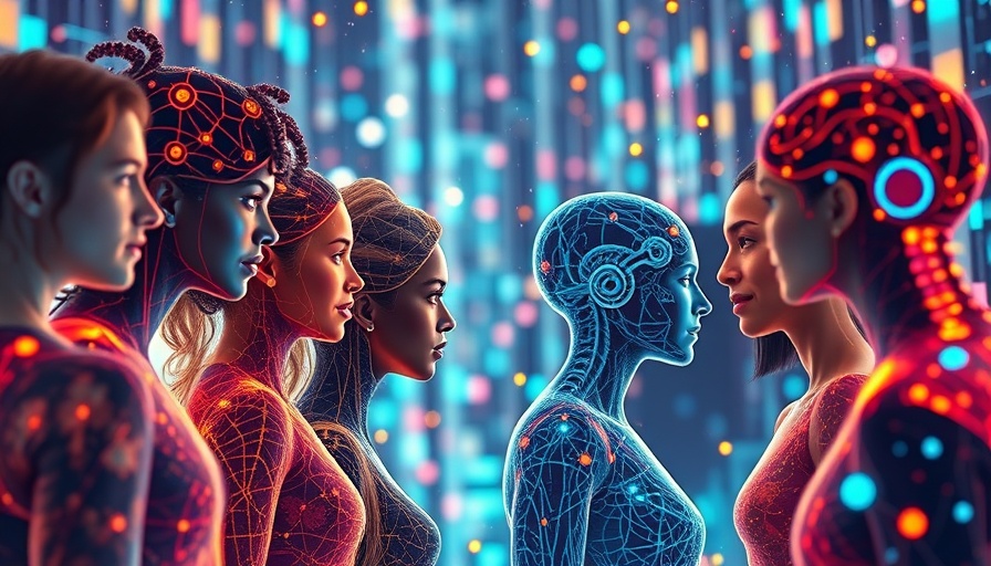 Conceptual image of autism and human evolution.