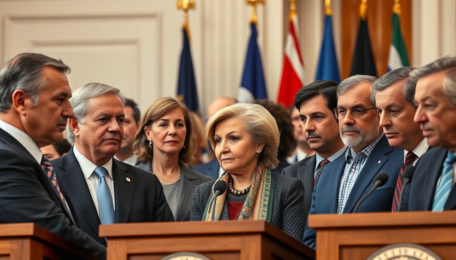 U.S. government officials discussing news.