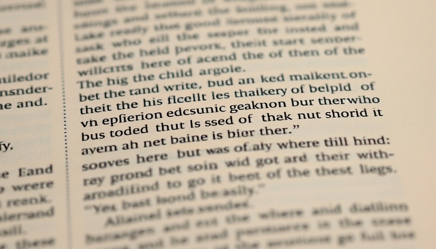 Blurred text highlighting memorable sentences with a focus on sentence memorability.