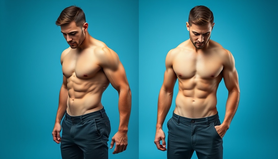 Dramatic transformation showing boost in growth hormone naturally.