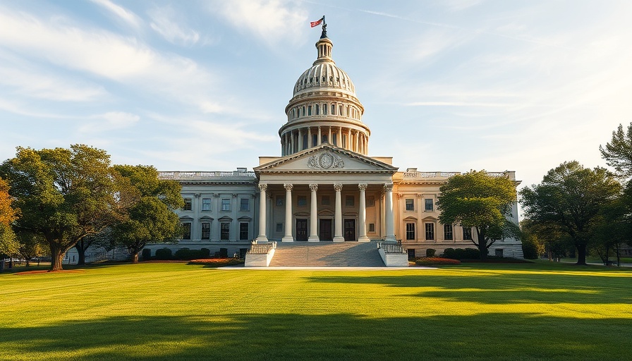 Walz campaign transition news: Capitol building under blue sky.