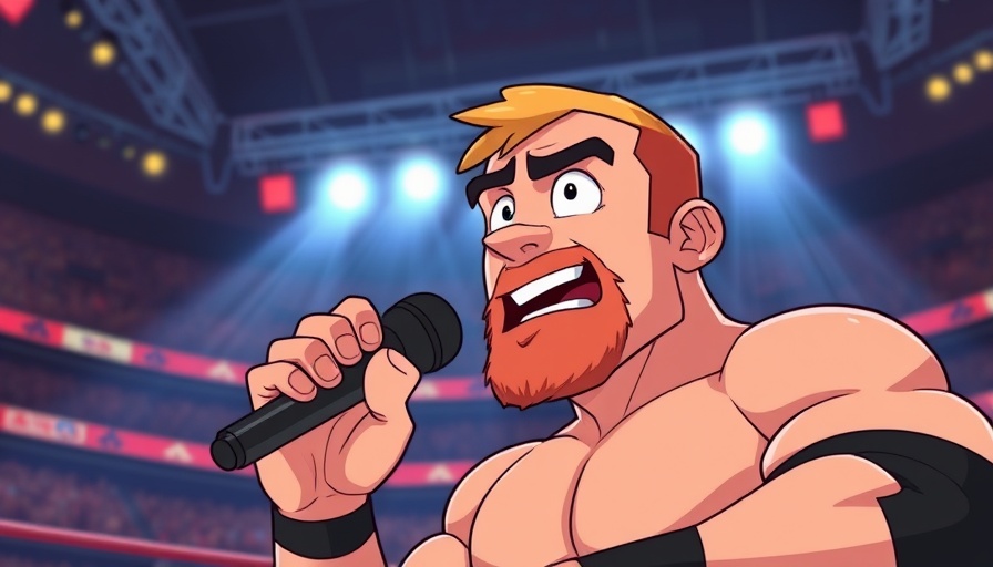 Cody Rhodes animated speaking confidently in wrestling ring