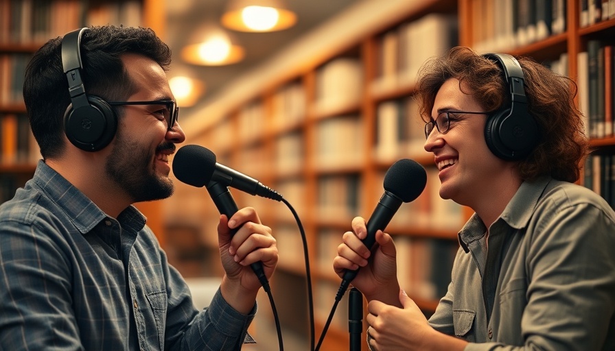 Podcast discussion on healthy aging tips with two hosts.