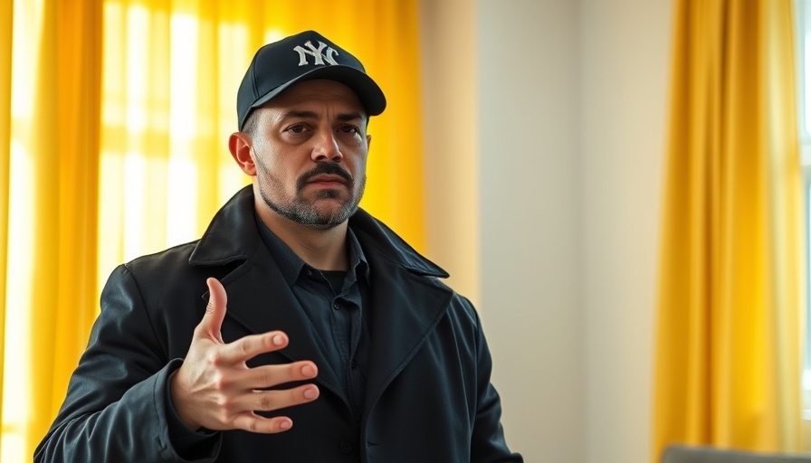 Casual confident man gesturing in bright room, Tesla sales surge.