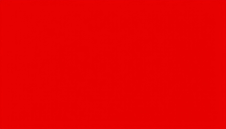 Minimalist plain red square, solid color.