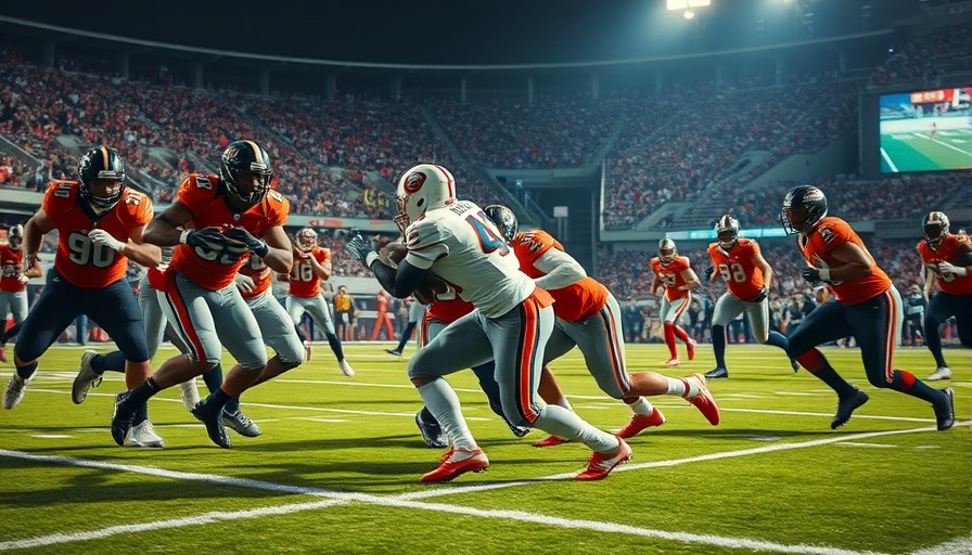Intense football tackle capturing why staying in the game matters.