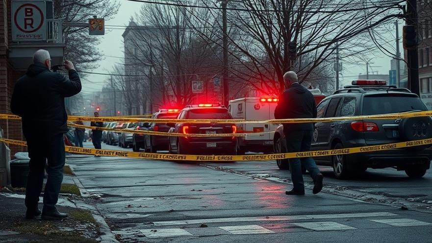 Austin public safety news: a detailed crime scene with police presence.