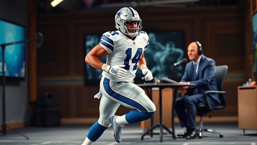 Dynamic Dallas Cowboys analysis with player action and commentator insights.