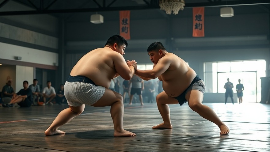 Austin sumo wrestling event with indoor wrestlers showcasing local sports