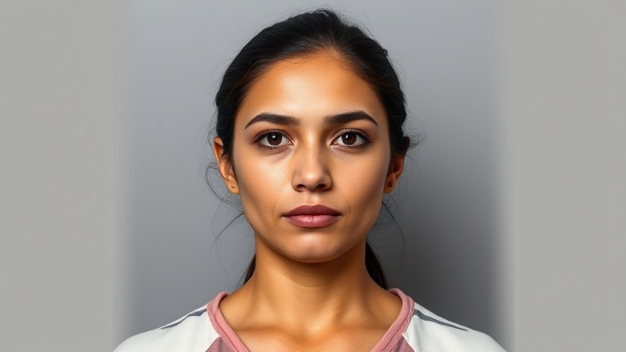Mugshot of a Hispanic woman highlighting San Antonio police news on domestic violence awareness.