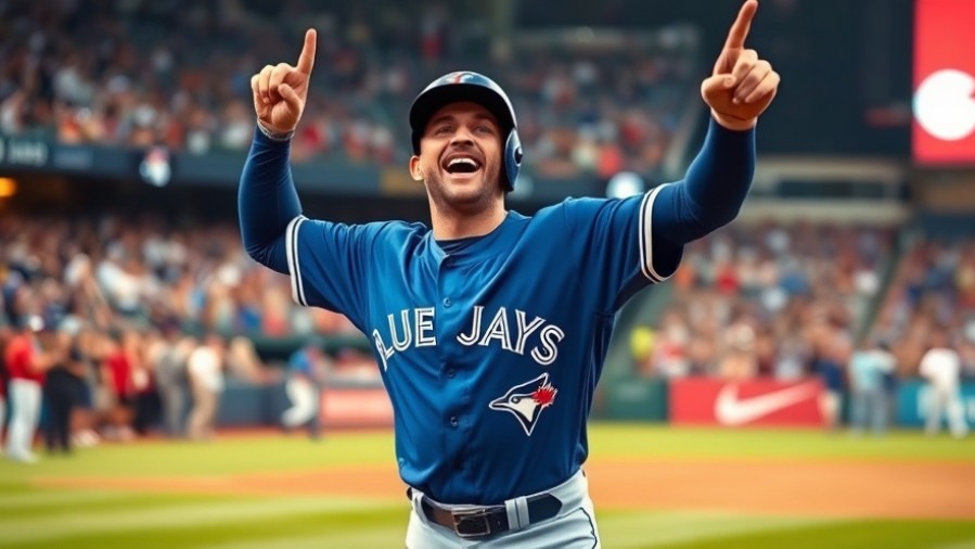 Blue Jays vs Dodgers World Series Game 1 celebration with player.