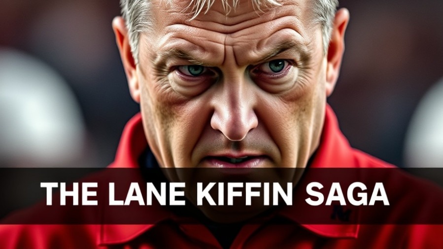 Intense Ole Miss coach with dramatic lighting, highlighting college football calendar potential.