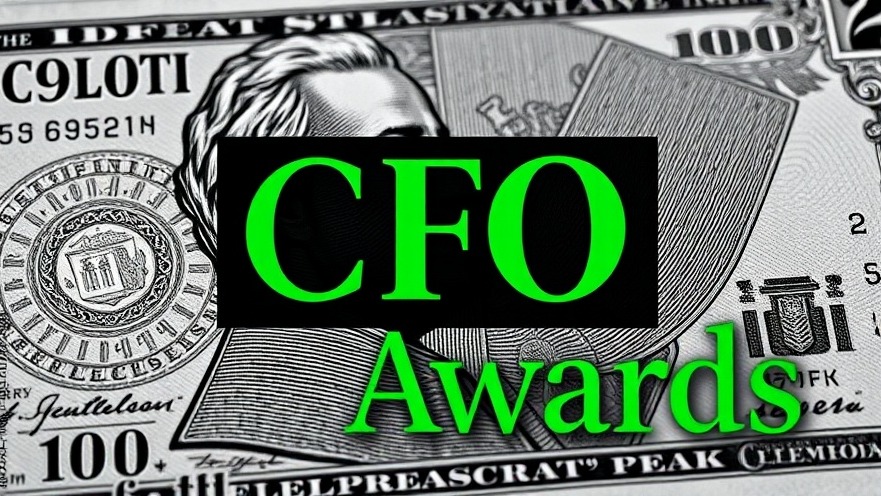 Photorealistic currency design for CFO Awards, highlighting Houston's economy and business networking.