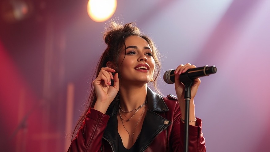 Hispanic female pop singer performing at Texas pop concerts, Ariana Grande tour dates.