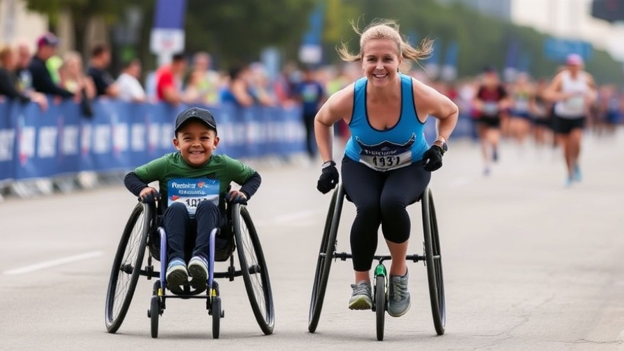 Ainsley's Angels promotes disability awareness in sports at Chevron Houston Marathon.