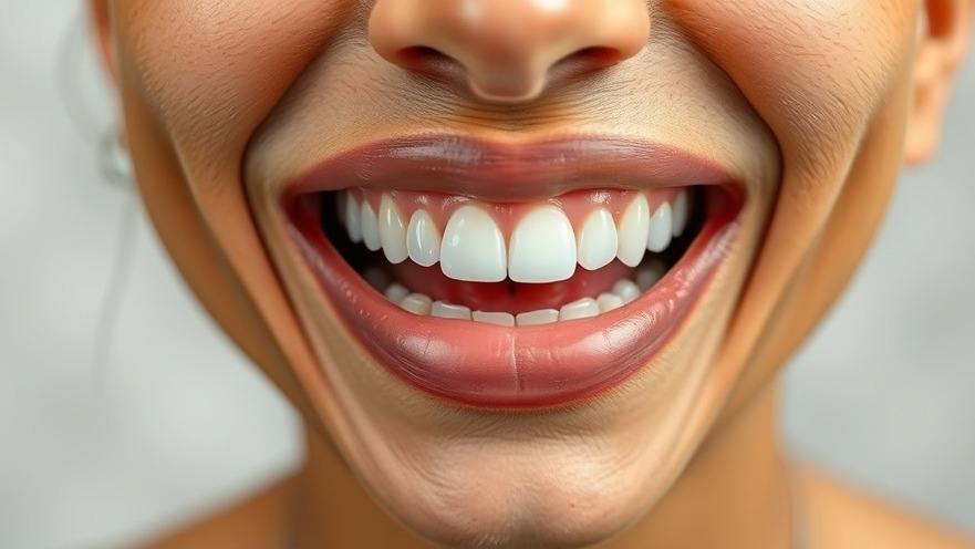 White smiling teeth promoting everyday wellness tips in a balanced lifestyle.