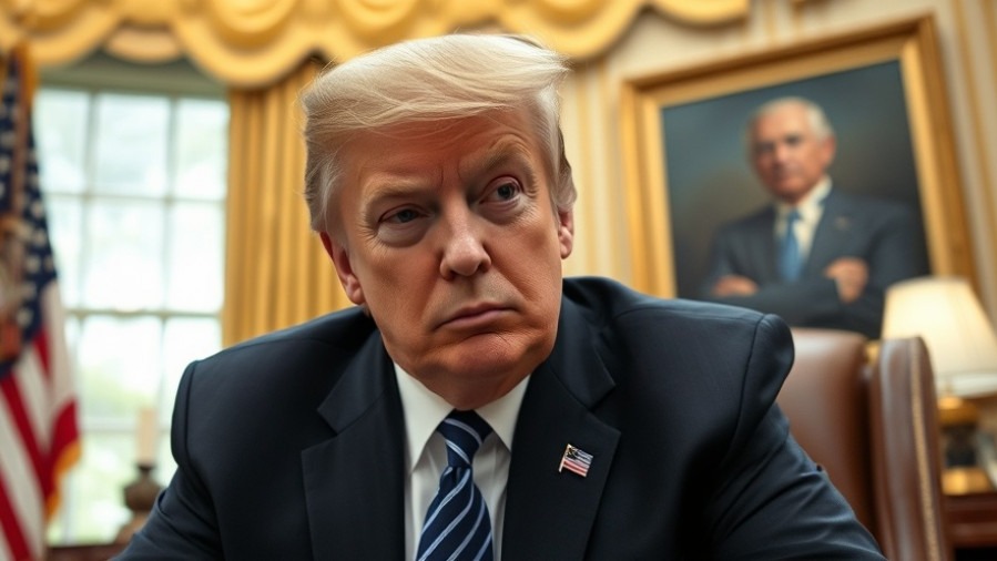 Stern close-up of Trump in the Oval Office discussing international law amid the Venezuela crisis.